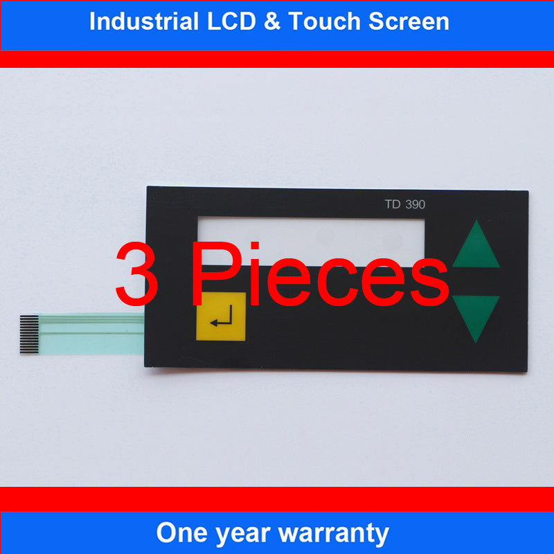 3Pcs Membrane Switch Keypad TD390 6ES5390-0UA11 TD400C 6AV6640-0AA00-0AX0 6AV6640-0AA00-0AX1 For Siemens HMI Panel Keyboard Replacement