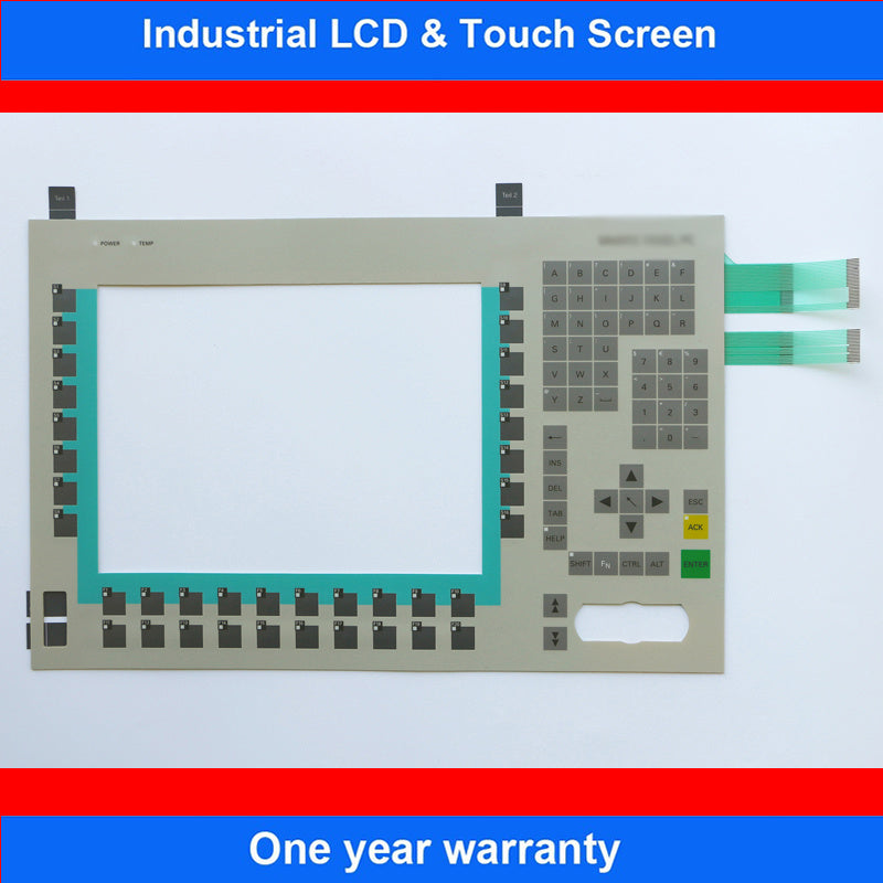 Membrane Switch Keypad PC670-12 6AV7723-1AC10-0AD0 6AV7723-1BC10-0AD0 6AV7723-1BC10-0AA0 For Siemens PC670-12 HMI Panel Keyboard Replacement