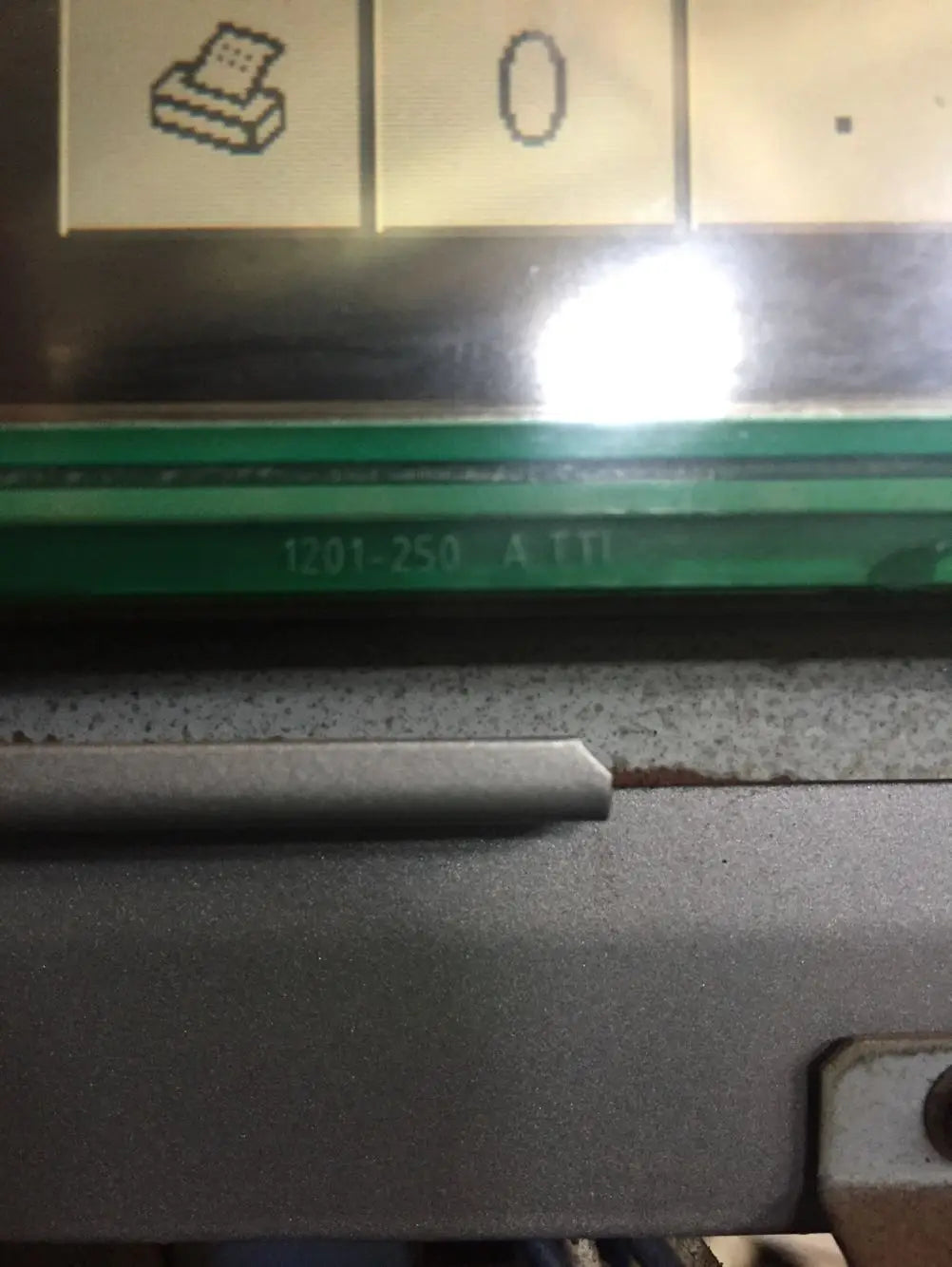 1201-250 A TTI 4 WIRE Touch Screen Glass for Operator's Panel repair~do it yourself, Have in stock