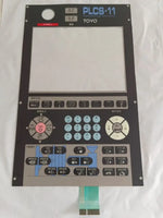 LCD Touch Panel Screen and Membrane Keypad for TOYO PLCS-10 PLCS-11 Operator's Panel repair~do it yourself, Have in stock