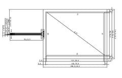 6.5 inch 4:3 146mm*114mm Touch Screen Glass for operation Panel repair~do it yourself, Have in stock