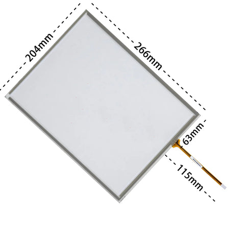 TPC1262 4 lines Resistive touchscreen 12.1 Inch Touch screen for MCGS machine's panel repair~do it yourself, Have in stock