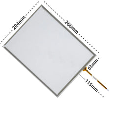 TPC1262 4 lines Resistive touchscreen 12.1 Inch Touch screen for MCGS machine's panel repair~do it yourself, Have in stock