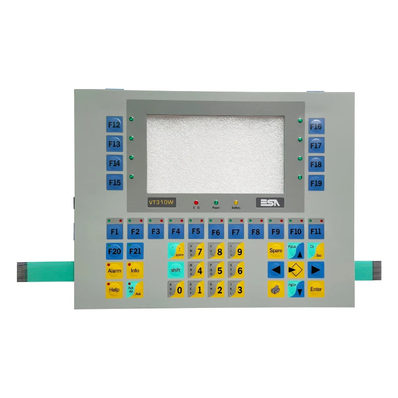 لوحة مفاتيح غشائية جديدة VT310W VT310WA0000 مفتاح لوحة مفاتيح لإصلاح آلة ESA HMI، متوفرة في المخزون