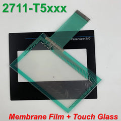 Allen Bradley 2711-T5A PanelView 550 2711-T5 touch screen replacement cover Overlay for Panel Repair,in stock