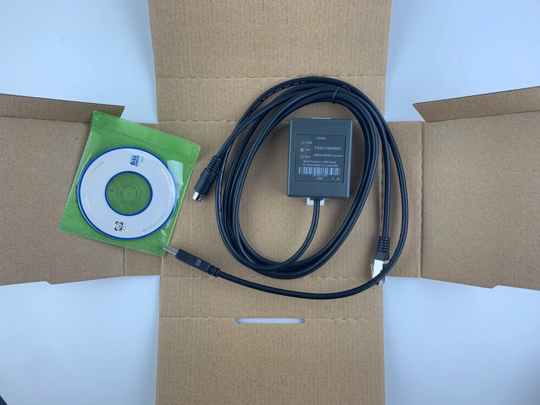 TSXCUSB485C TSXCUSB485+TSXCRJMD2 USB interface PLC Multifunction Programming Cable with Switch Sensor Micro Premium Twido PLC HM