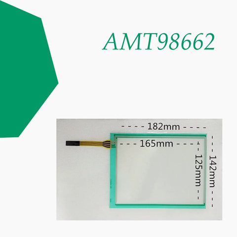AMT98662 182*142mm Touch Glass for Machine Operator Panel repair~do it yourself, Have in stock