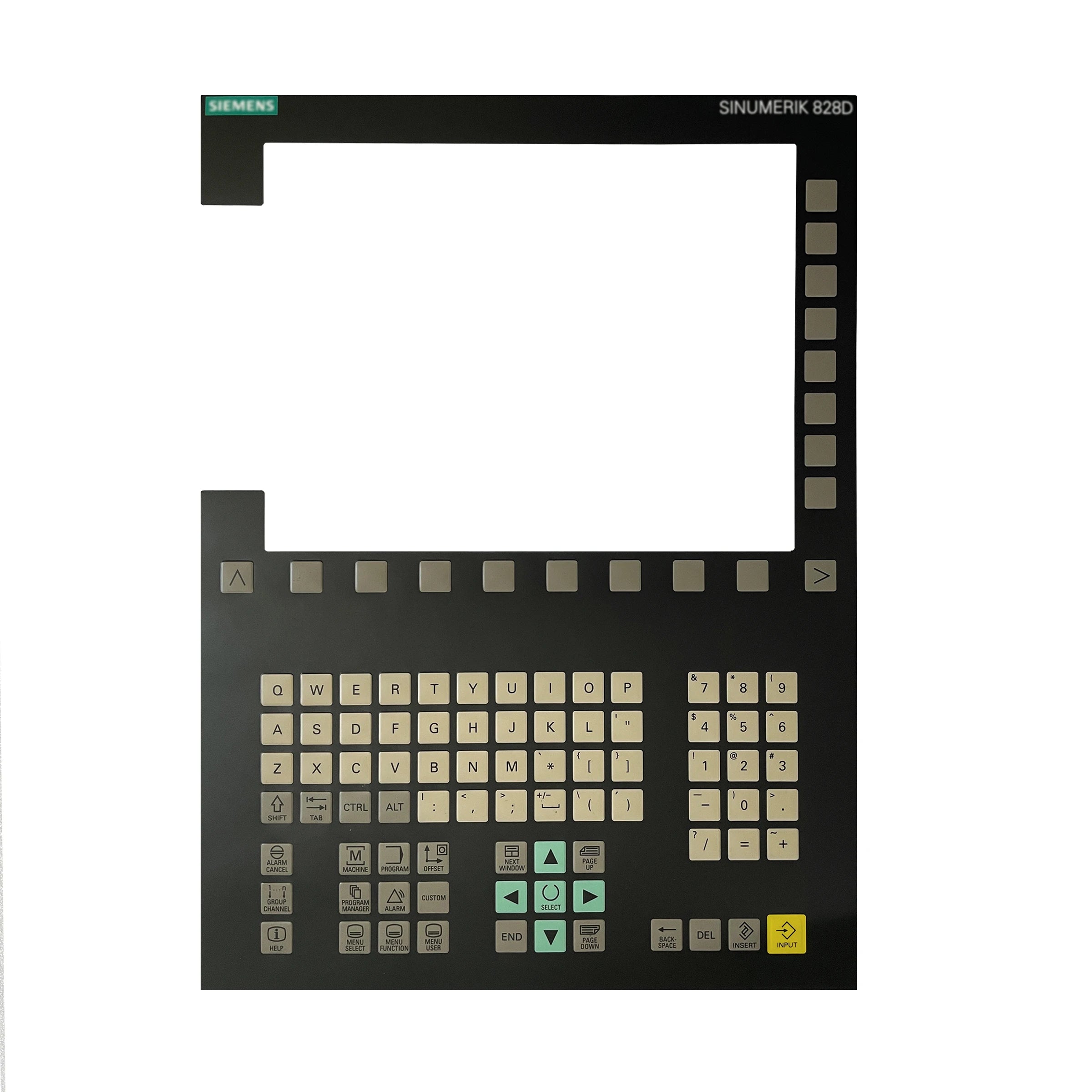 PPU280.1 6FC5370-8AA00-0AA0 Membrane film for SINUMERIK 828D Panel HMI Panel repair~do it yourself,New & Have in stock