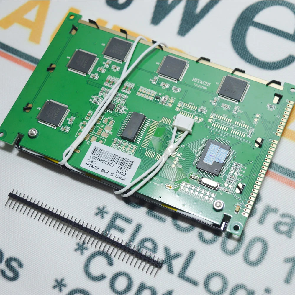 New LMG7400PLFC LCD Display Panel Blue Screen for Machine operation Panel repair~do it yourself, Have in stock