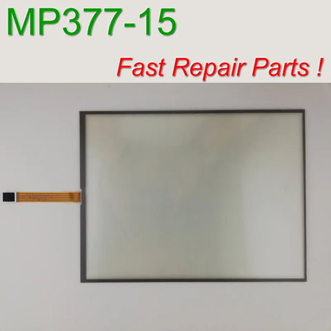 6AV6644-0AB01-2AX0 MP377-15 Touch Glass+Membrane Film for Machine Operator Panel repair~do it yourself, Have in stock