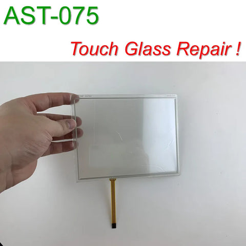 AST-075 Touch Glass for Machine Operator's panel repair~do it yourself,Have in stock