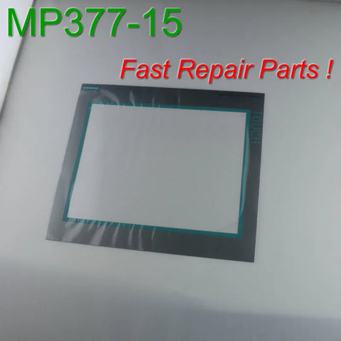6AV6644-0AB01-2AX0 MP377-15 Touch Glass+Membrane Film for Machine Operator Panel repair~do it yourself, Have in stock