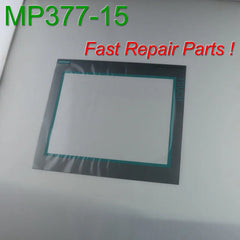 6AV6644-0AB01-2AX0 MP377-15 Touch Glass+Membrane Film for Machine Operator Panel repair~do it yourself, Have in stock