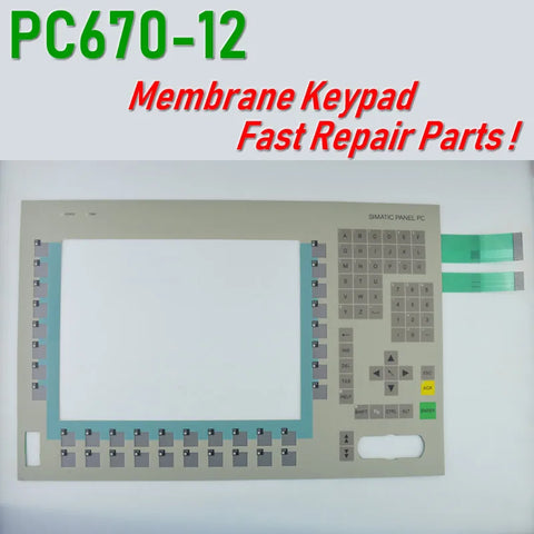 6AV7723-1BC10-0AC0 6AV7 723-1BC10-0AC0 Membrane Keypad for SIMATIC PC670-12 Operator's Panel repair~do it yourself,Have in stock