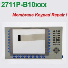 Allen Bradley PanelView PLUS 1000 2711P-B10 membrane overlay glass keypad 2711P-RDB10 2711P-B10C for Panel repair,Have in stock