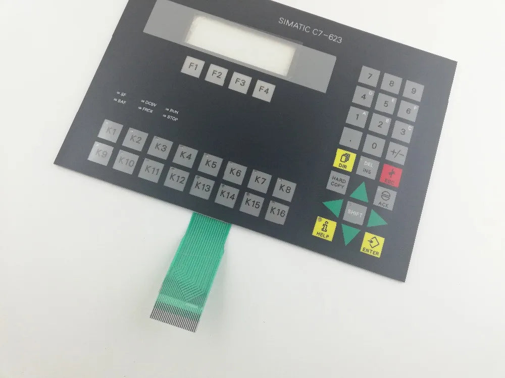 NEW C7-623 6ES7623-1CE01-0AE3 ! Touch Screen panel Membrane Keypad hand wheel Button mask for 6ES76231CE010AE3,FREE SHIPPING