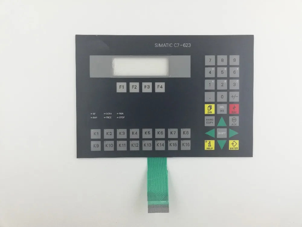 NEW C7-623 6ES7623-1AE01-0AE3 ! Touch Screen panel Membrane Keypad hand wheel Button mask for 6ES76231AE010AE3,FREE SHIPPING
