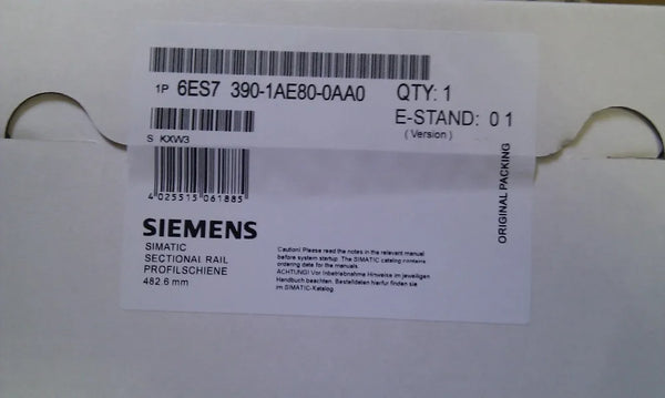 New 6ES7390-1AE80-0AA0 DIN Rail 480MM for S7-300 PLC Mounting,NEW & ORIGINAL 100%