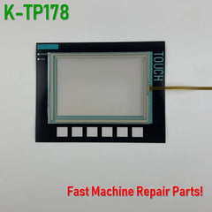 6AV6640-0DA11-0AX0 K-TP178-5.7 inch Membrane Keypad+Touch Glass for SIMATIC HMI Panel repair~do it yourself, Have in stock