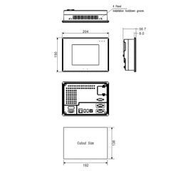 Kinco MT5320C 5.6" TFT HMI ,HAVE IN STOCK