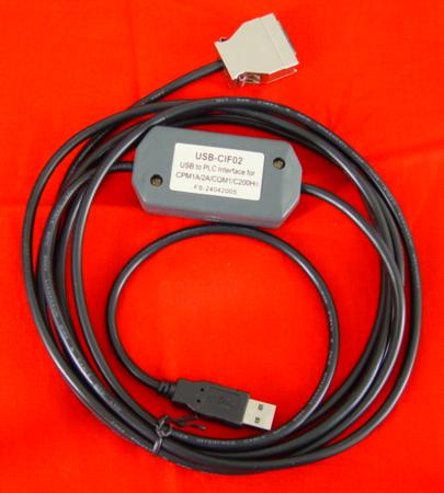 USB-CIF02:USB interface connect to PLC CPM1, CPM1A/2A, CQM1, C200HS, C200HX/HG/HE series and SRM1 series.