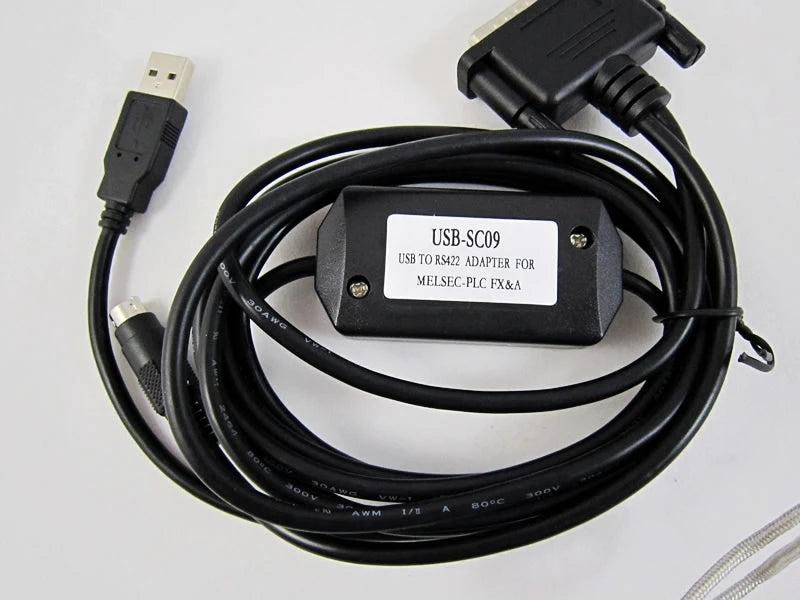 USB-SC09:USB/RS422 adapter for Mitsubishi FX & A series PLC