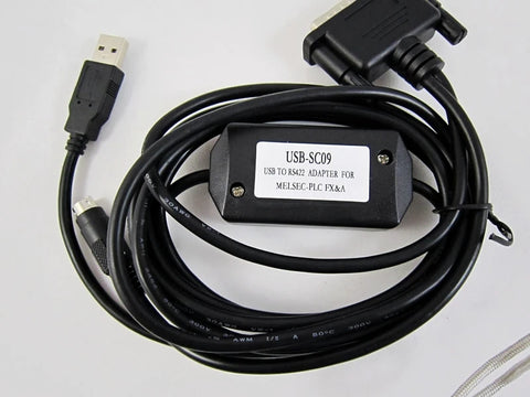 USB-SC09:USB/RS422 adapter for Mitsubishi FX & A series PLC