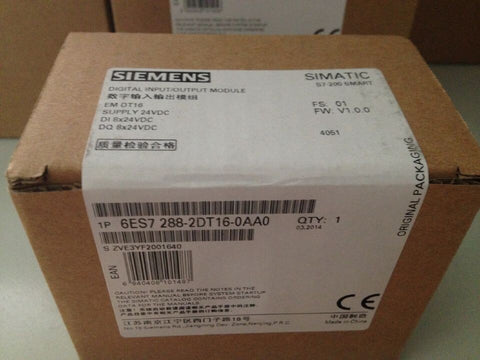 6ES7 288-2DT16-0AA0,6ES7288-2DT16-0AA0,6ES72882DT160AA0,SIMATIC S7-200 SMART, NEW AND ORIGINAL FREE SHIPPING