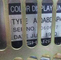 A1QA8DSP40 14" Replacement LCD panel Monitor compatible for MAZAK CNC M335 system CRT