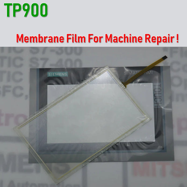 6AG1124-0JC01-4AX0 TP900 Membrane Film+Touch Glass for SIMATIC HMI Panel repair~do it yourself, Have in stock