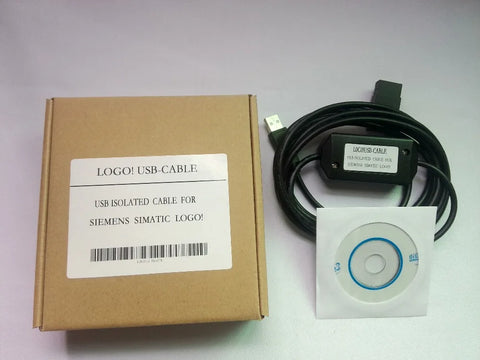 LOGO! USB-CABLE LOGO Programming Cable USB optoelectronic isolated cable PLC 6ED1057-1AA01-0BA0, Support Win7/ 8, FAST DELIVERY