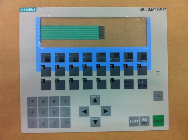 NEW SICLIMAT OP17 6AV3617-1JC30-0AX1 ! Touch Screen panel Membrane Keypad hand wheel Button mask,FREE SHIPPING