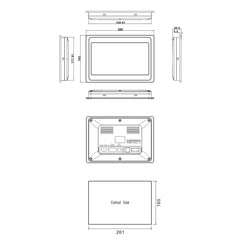 MT4532T MT4532TE Kinco HMI Touch Screen 10.1 inch New Human Machine Interface