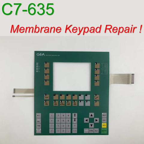 6ES7635-2EB02-0AE3 C7-635 Membrane Keypad for SIMATIC & GEA HMI Panel repair~do it yourself, Have in stock