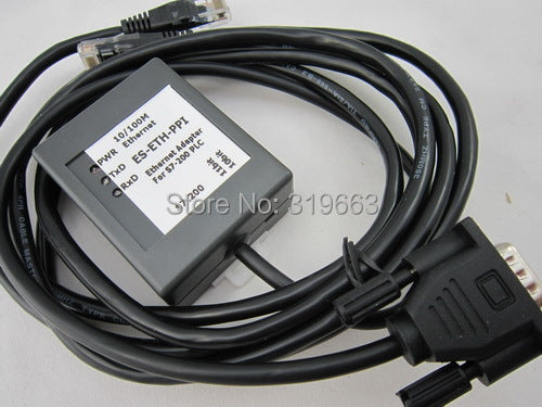 ES-ETH-PPI: S7-200PLC Ethernet adapter,RJ45 port to RS485,Ethernet, Internet or 3G wirelss network to achieve SMATIC S7-200PLC