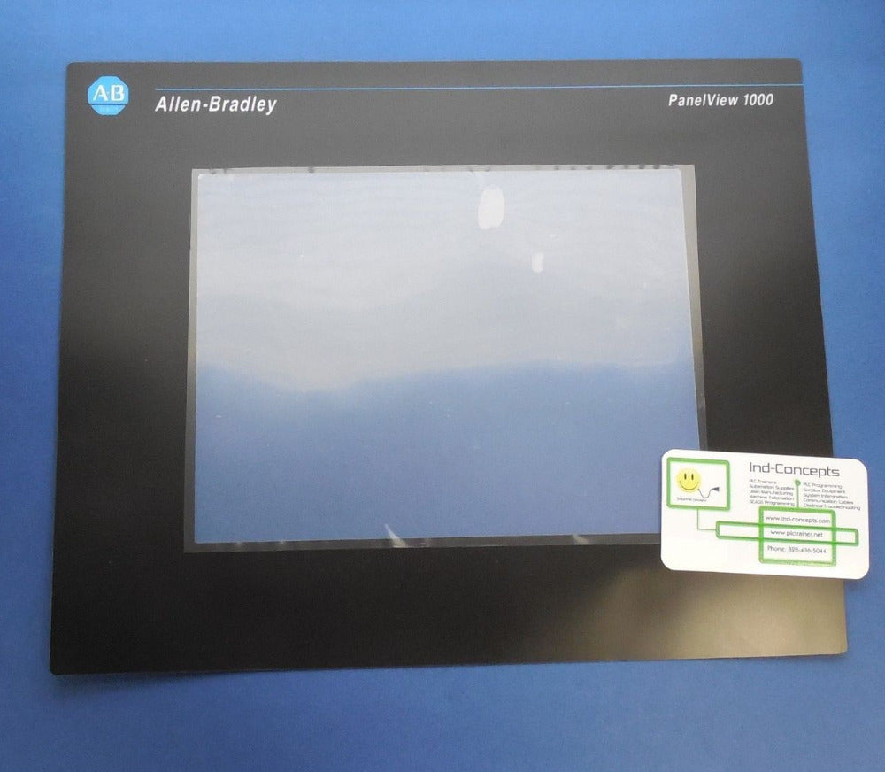 ALLEN BRADLEY 2711-T10C PANELVIEW 1000 TOUCH SCREEN & GLASS REPLACEMENT COVER 2711-T10G OVERLAY