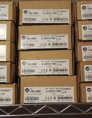 ALLEN BRADLEY MICROLOGIX 1769-OW16 RELAY OUTPUT FACTORY SEALED