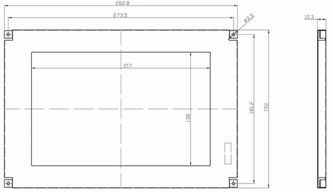 LQ10D213 replacement LCD panel for TSK A-PM-90A machine Panel Repair