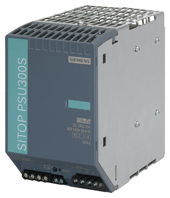 6EP1434-2BA10 SITOP PSU300S 10 A STABILIZED POWER SUPPLY INPUT: 3 400-500 V 3AC OUTPUT: 24 V DC/10 A