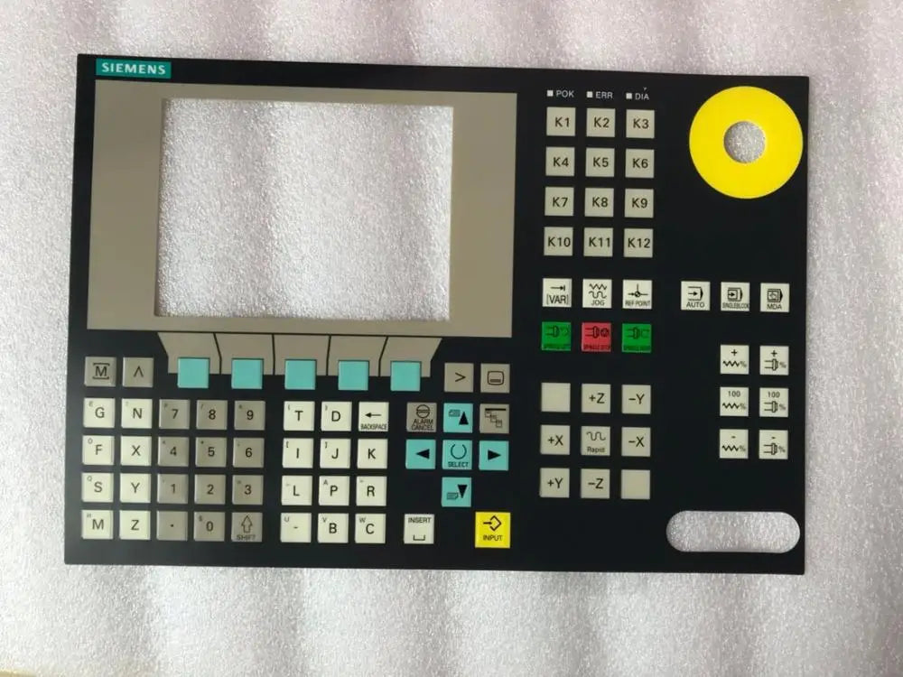 SINUMERIK 802S 6FC5500-0AA00-1AA0 802S base line Membrane keypad for CNC Panel repair~do it yourself, Have in stock