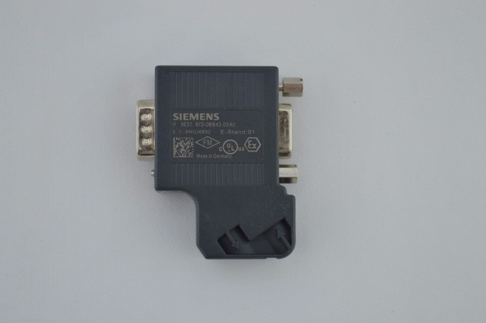 6ES7972-0BB42-0XA0 BUS CONNECTOR FOR SIEMENS SIMATIC DP PROFIBUS WITH PG SOCKET 35 degree cable outlet