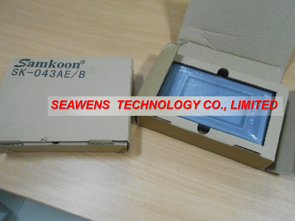 Samkoon SK-043AE/B : 4.3 inch HMI touch Screen Samkoon touch panel SK-043AE/B with programming cable and software, Fast shipping