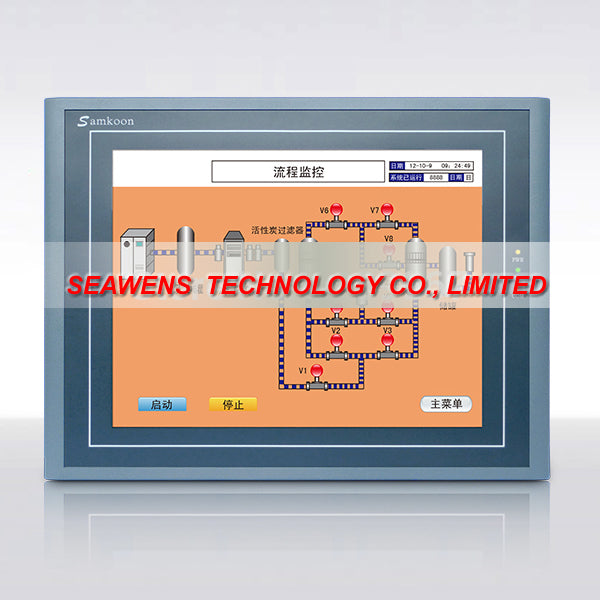 SA-12 : 12.1 inch HMI touch Screen Samkoon SA-12.1A with programming cable and software, FAST SHIPPING