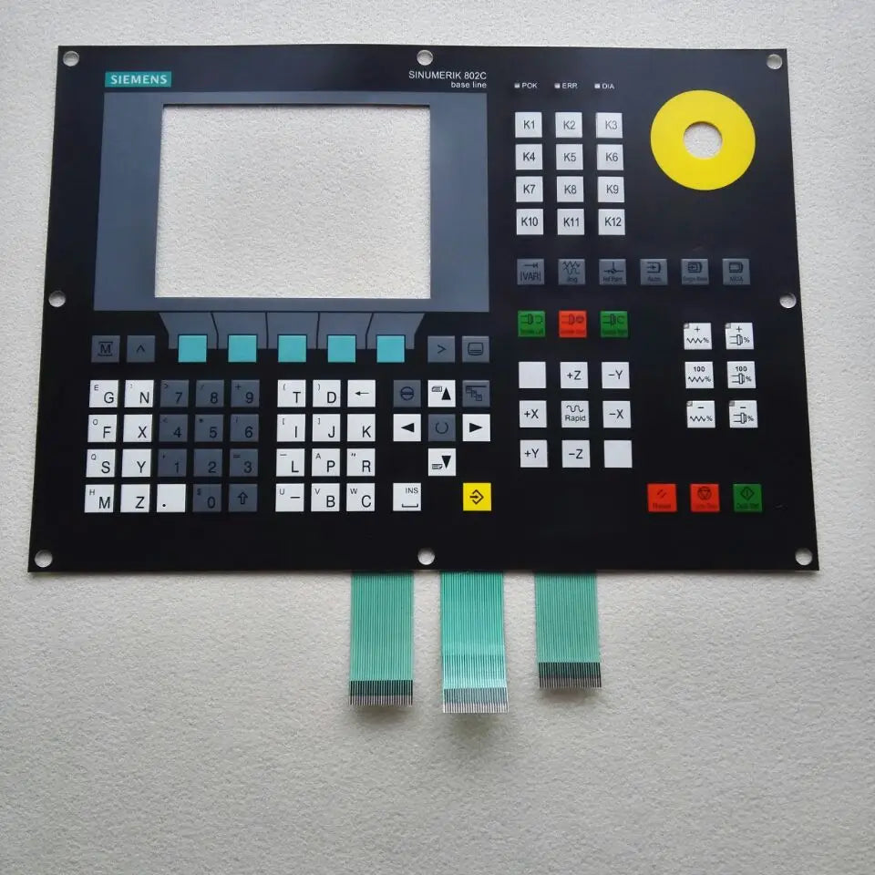 SINUMERIK 802SE 6FC5501-0AB00-0AA0 Membrane keypad for CNC Panel repair~do it yourself, Have in stock