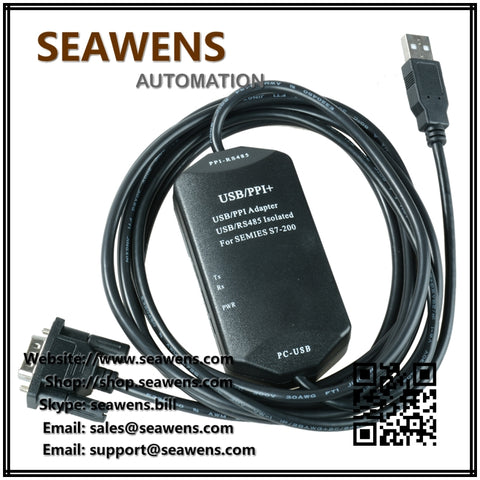 USB-PPI+, programming cable for simatic S7-200 PLC and TP170 touch panel, can replace 6ES7901-3DB30-0XA0,optoelectronic isolated