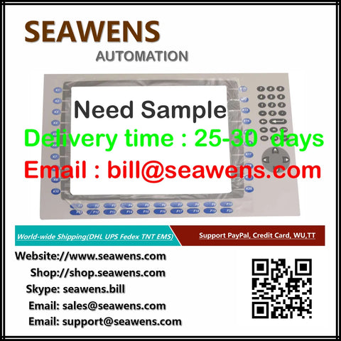 ALLEN BRADLEY 2711P-B15 PANELVIEW PLUS 1500 MEMBRANE OVERLAY KEYPAD 2711P-B15C, HAVE IN STOCK
