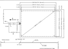AMT2513 AMT 2513 15" 5 Wire Resistive Touchscreens Glass Panel Original