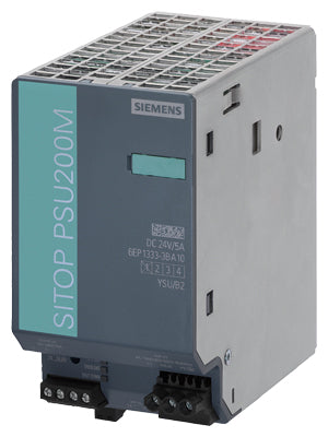 6EP1333-3BA10 SITOP PSU200M 5 A STABILIZED POWER SUPPLY INPUT: 120/230-500 V AC OUTPUT: 24 V/5 A DC