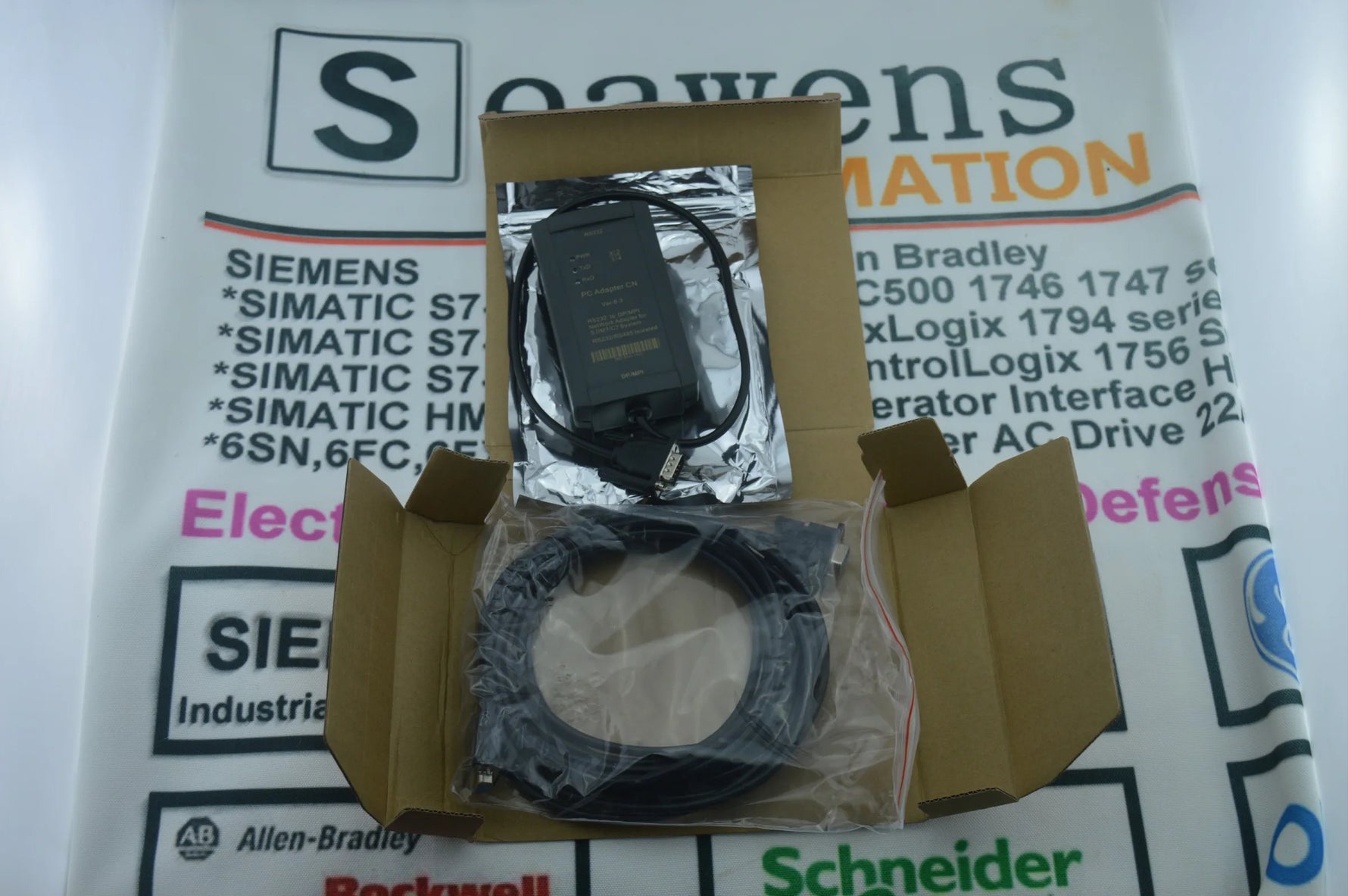 Compatible with Siemens PC Adapter and HMI Adapter compatible with high-end adapter RS232-RS485-power three-terminal, In Stock