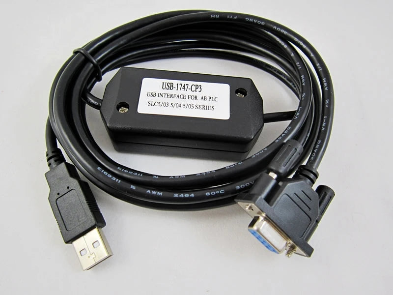 USB PLC Programming Cable For Allen Bradley USB-1747-CP3 SLC 5/03-5/04-5/05 1pc,FREE SHIPPING